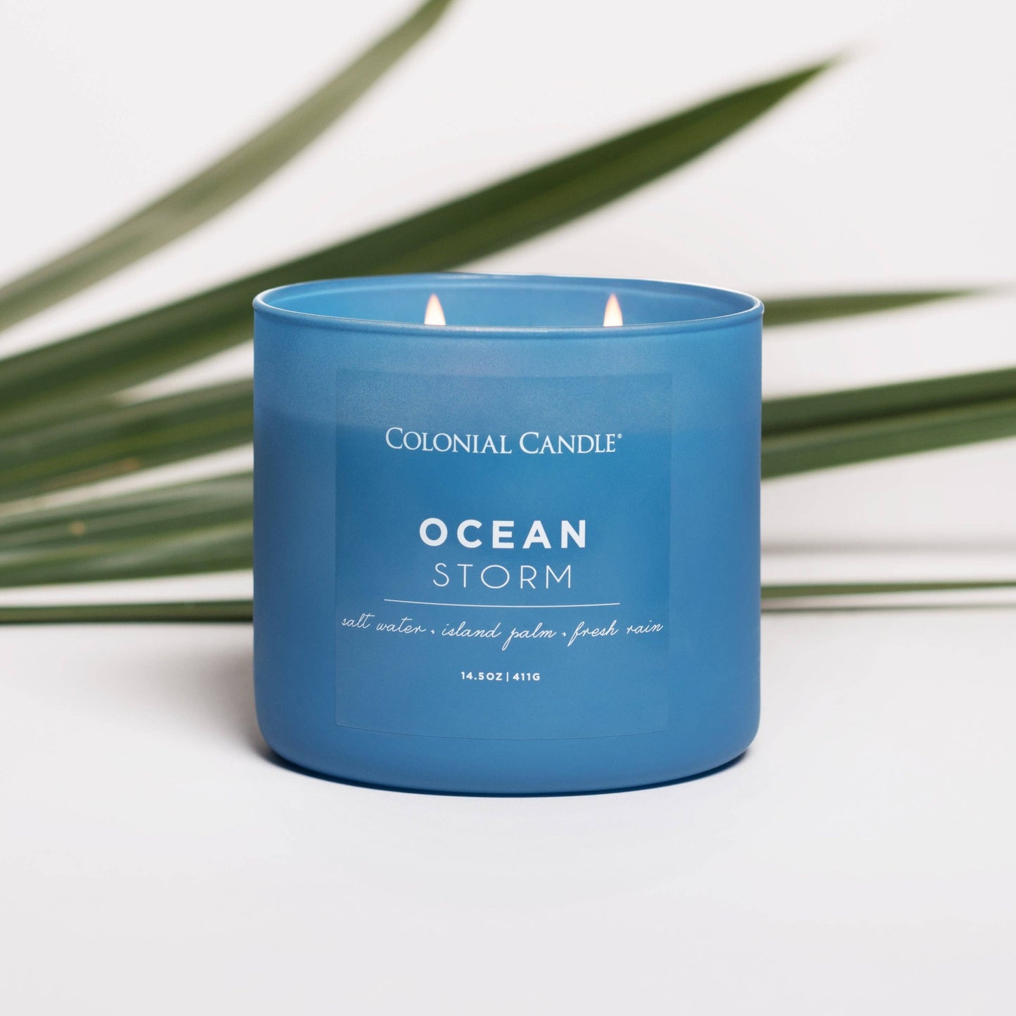 Ocean Storm 3-Wick Scented Jar Candle, Soy Blend Wax, 14.5oz