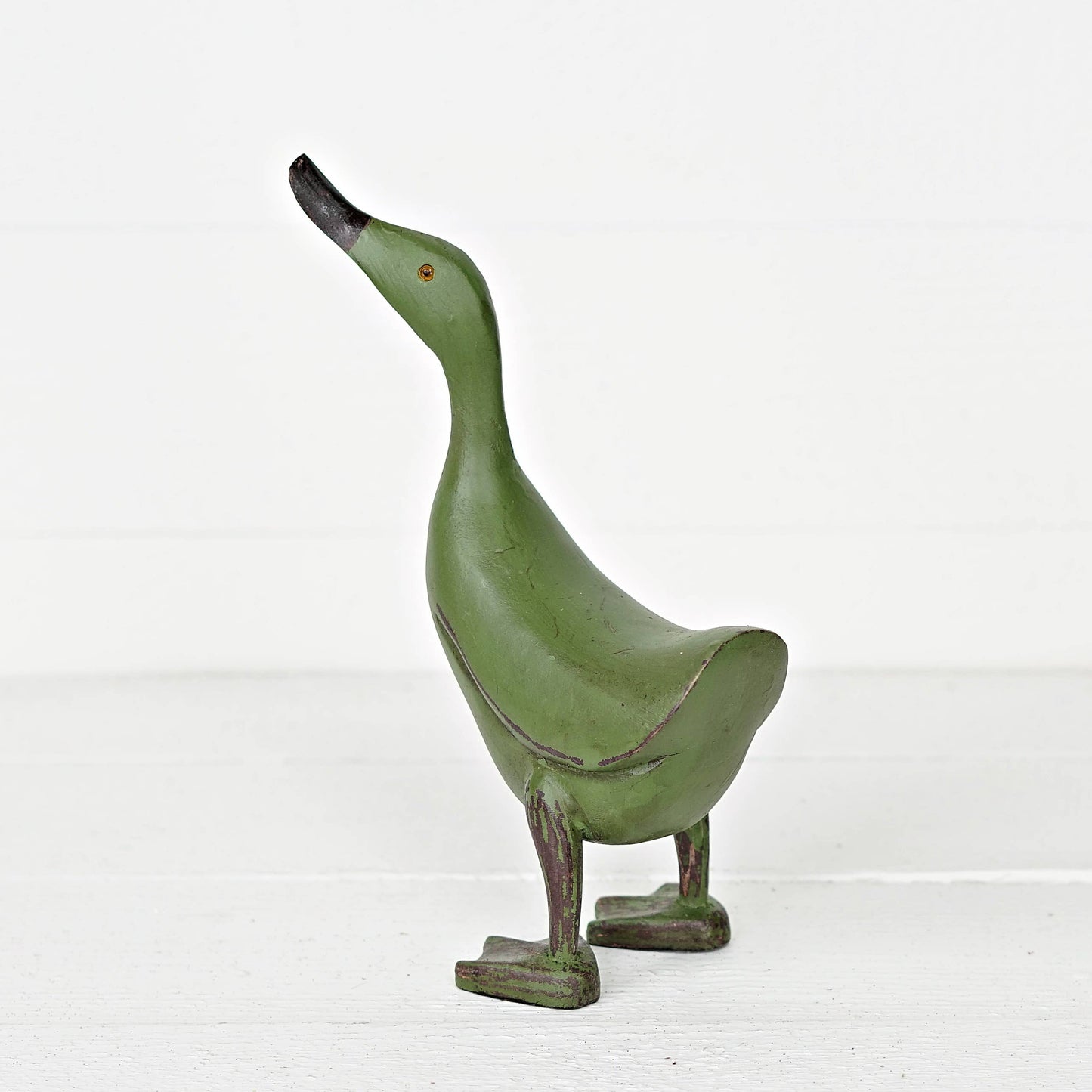 Green Wooden Duck - 12ck