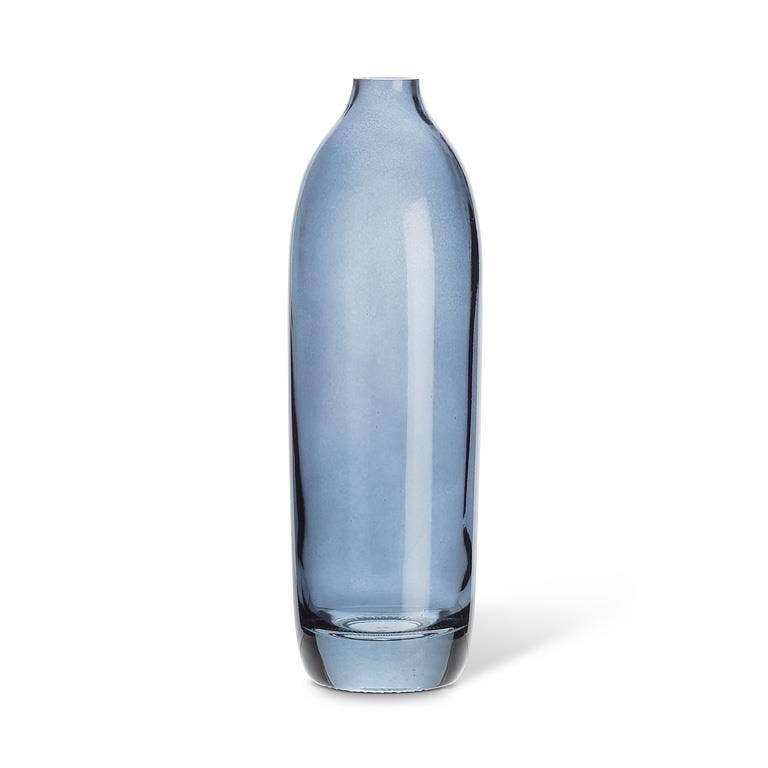 Tall Dark Navy Bud Vase - 7.5"
