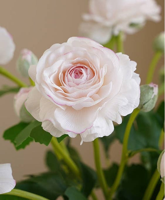 Real Touch Ranunculus with 2 buds - 18"
