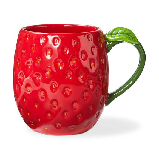Strawberry Earthenware Mug - 20oz