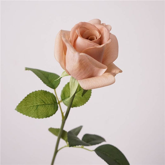 Ultra Realistic Light Mocha Rose - 21.5"