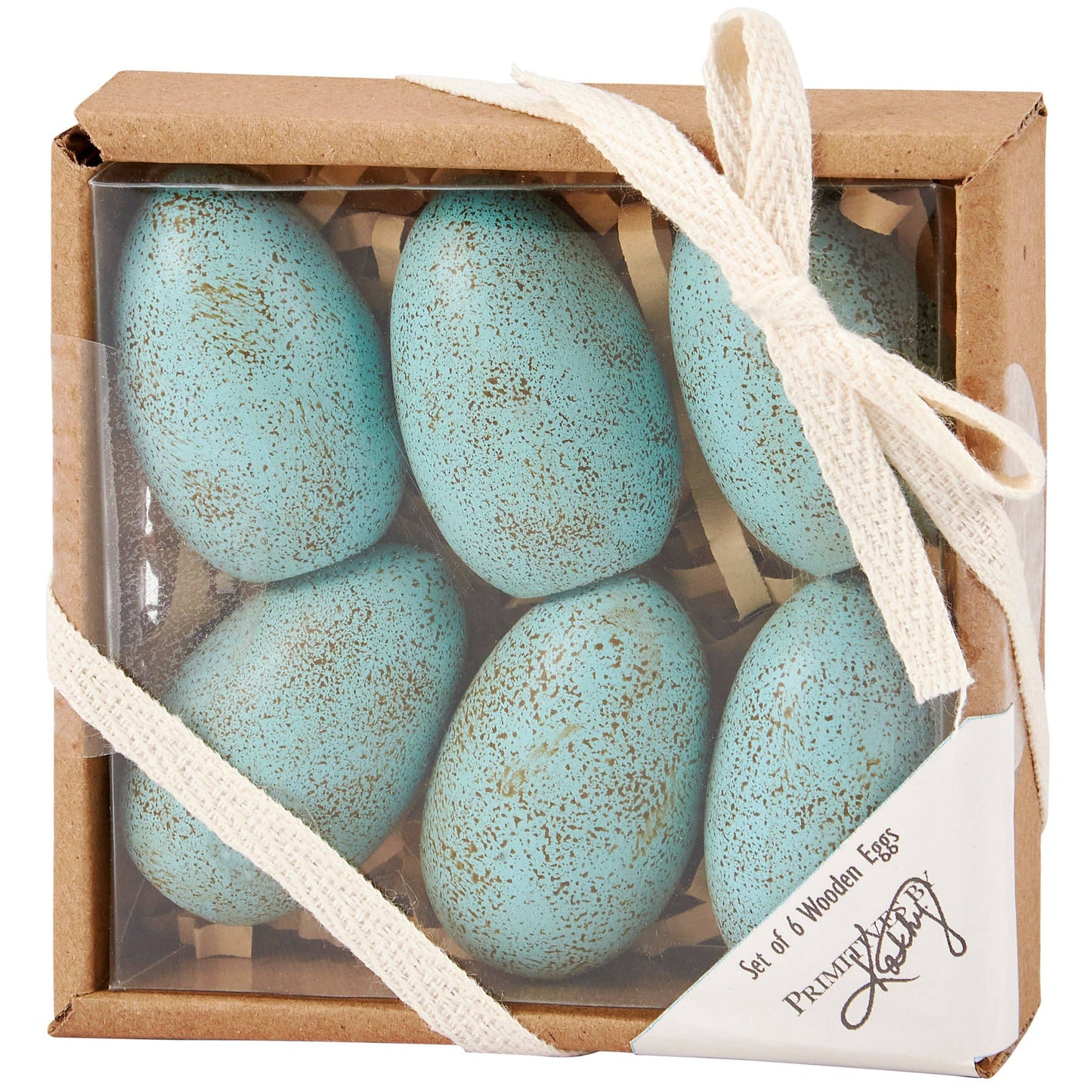 Robin Blue Wooden Eggs