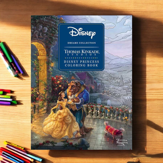 Disney Dreams Collection Thomas Kinkade Studios Disney Princess Coloring Book