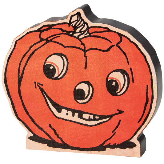 Halloween Pumpkin Chunky Sitter - 6"