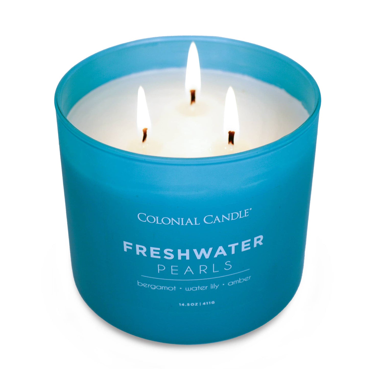 Freshwater Pearls Scented Jar Candle, Soy Blend Wax, 14.5oz