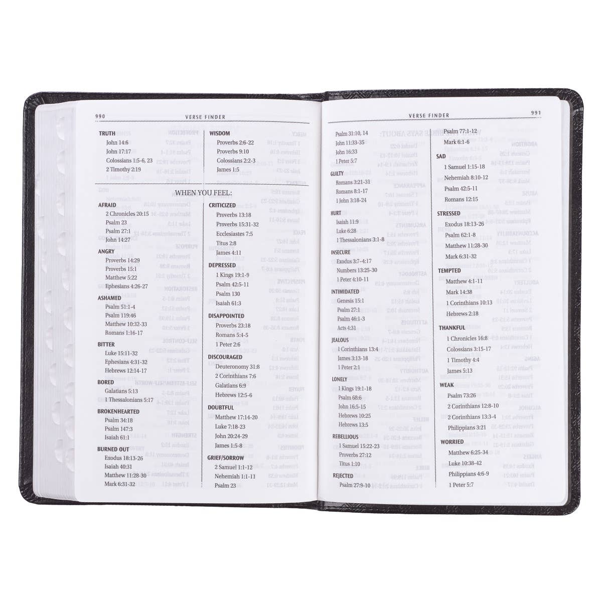 KJV Bible Deluxe in Black Leather