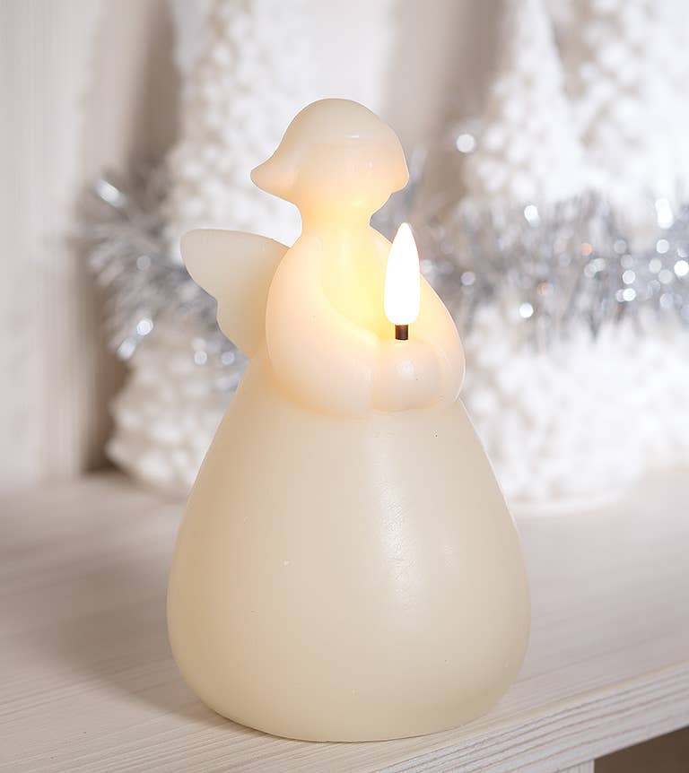 Angel LED Candle - 6"