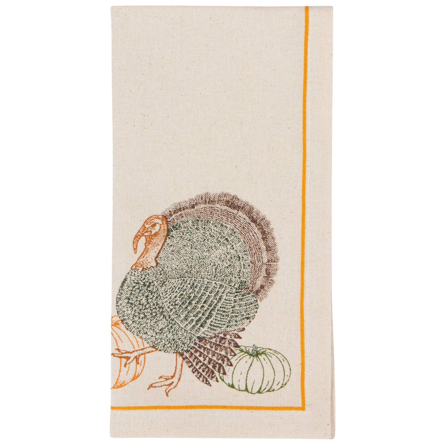 Cornucopia Thanksgiving Printed Napkins - Set/4