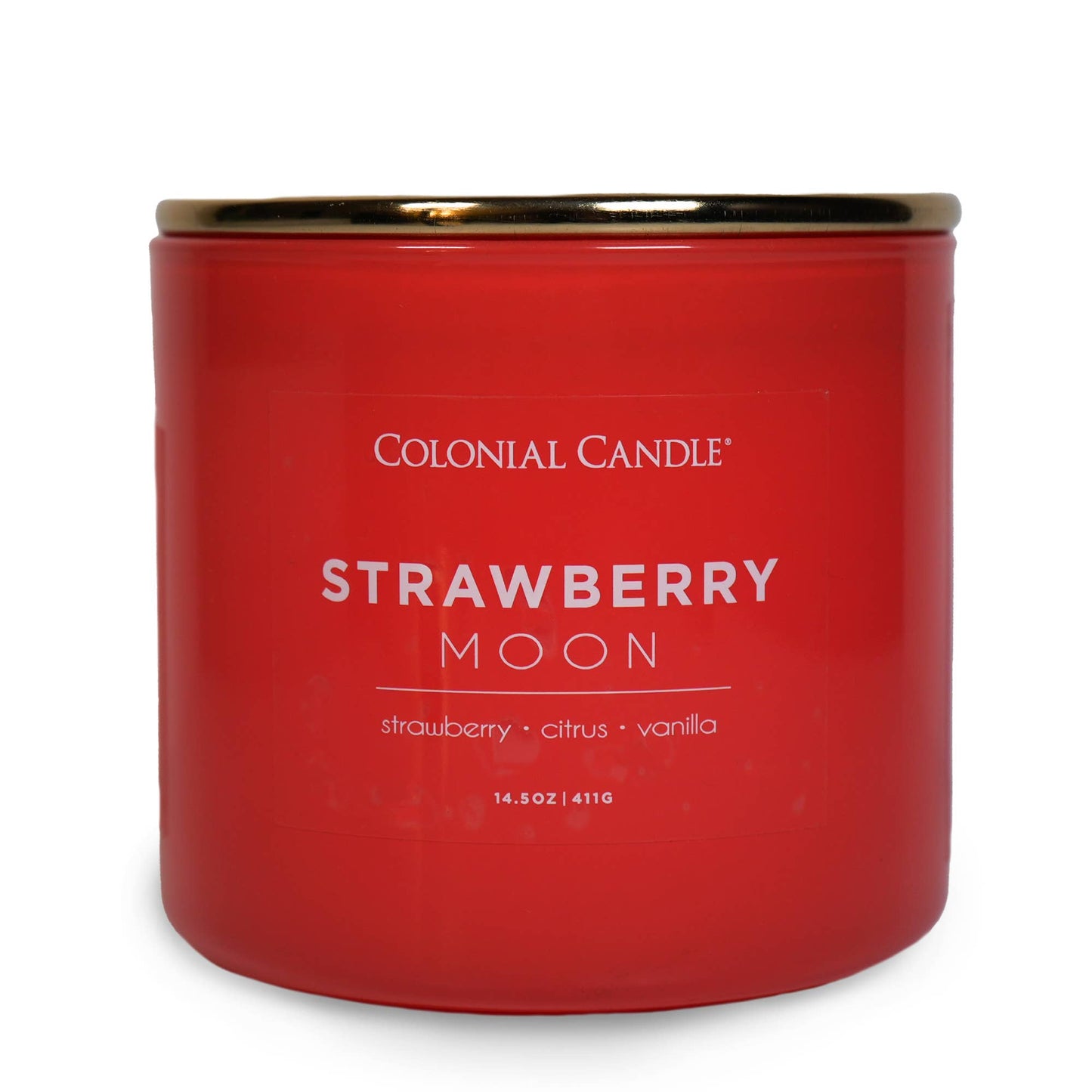 Strawberry Moon Scented Candle, Soy Blend Wax, 14.5oz