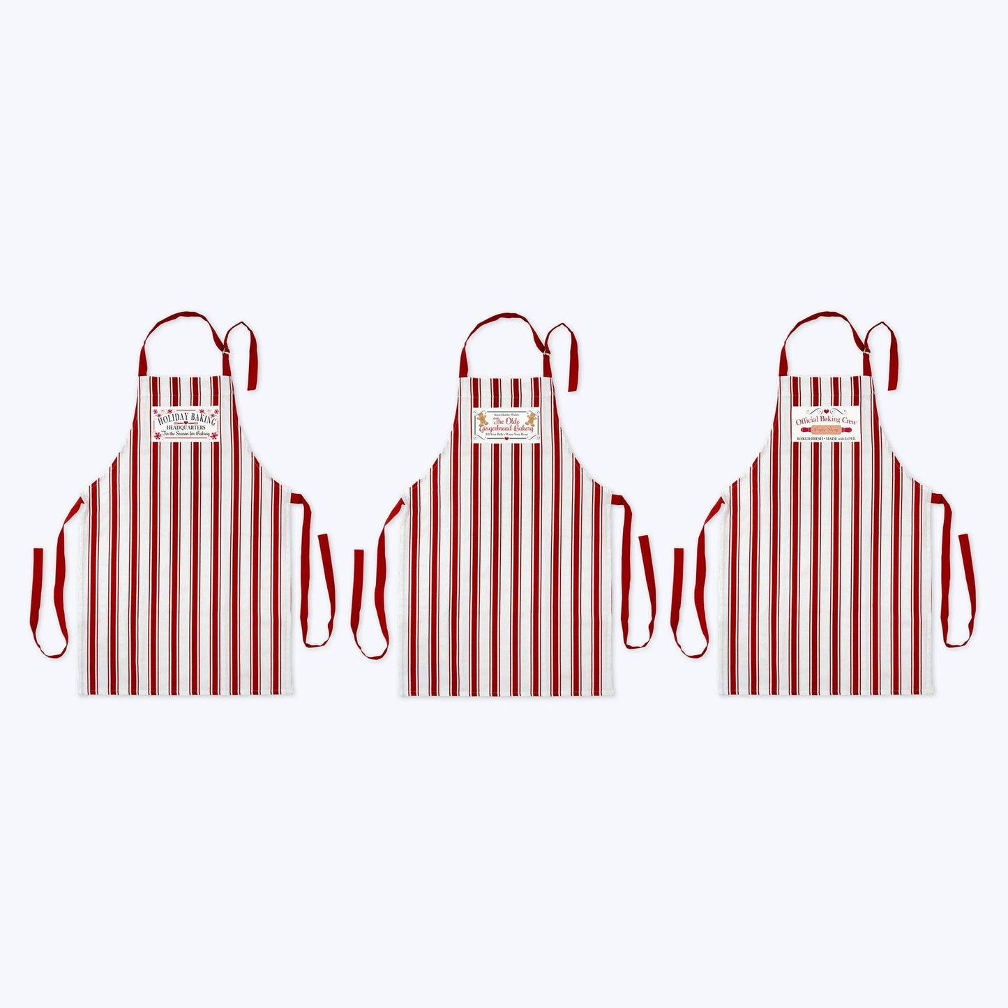 Woven Christmas Baking Aprons