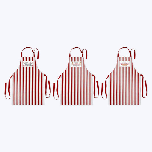 Woven Christmas Baking Aprons