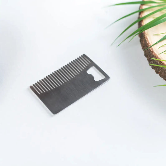 Stainless Steel Comb and Bottle Opener