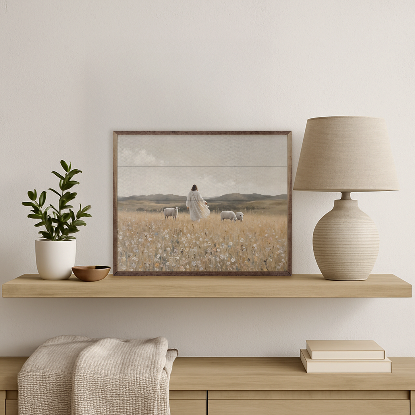 Jesus In The Spring Artwork - 16"x20"