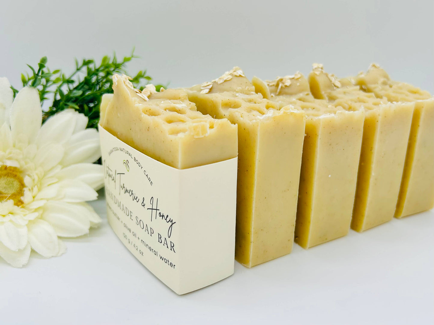 Oatmeal Turmeric & Honey Handmade Soap Bar - 4.2oz