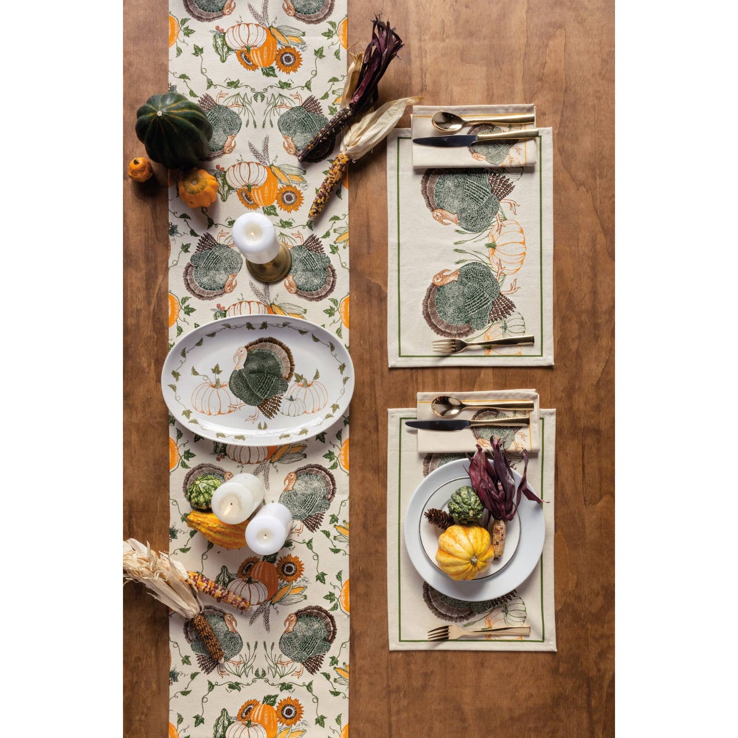 Cornucopia Printed Placemat 18" x 12"