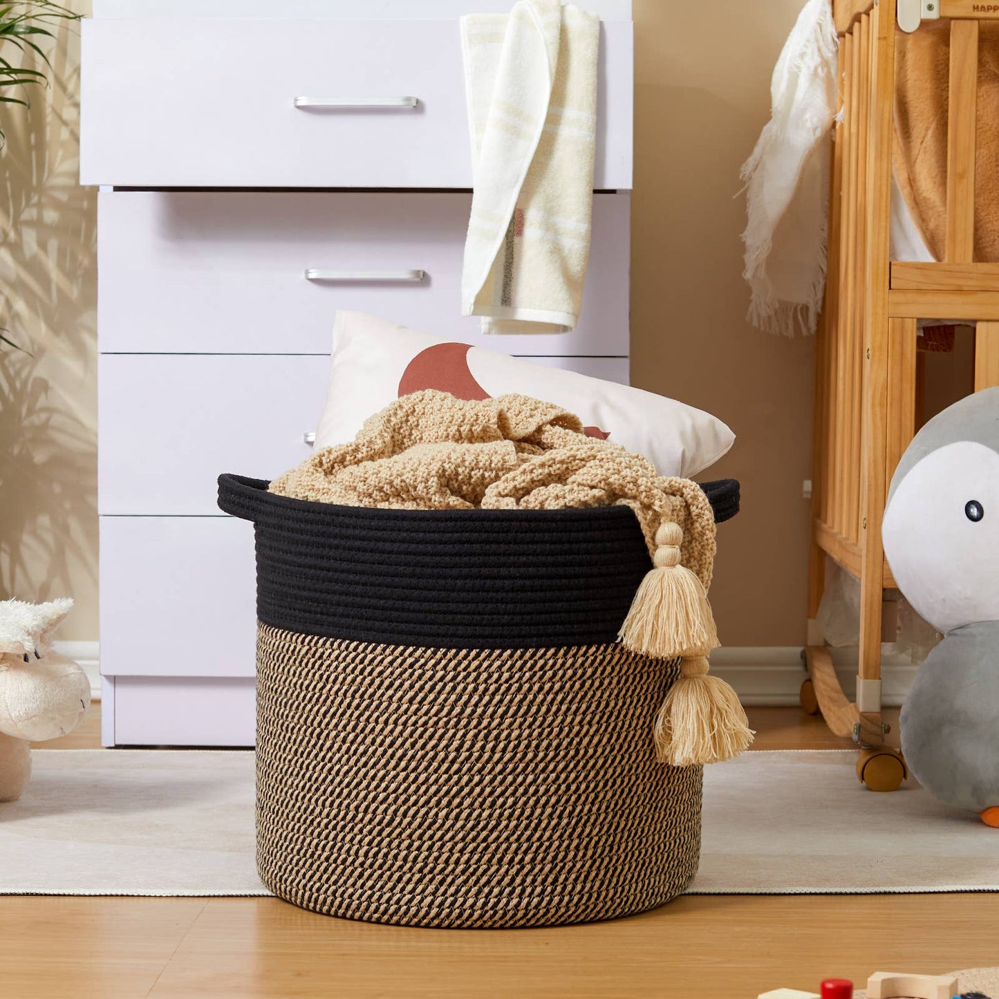 XLarge Handmade Cotton Rope Storage Basket/Hamper