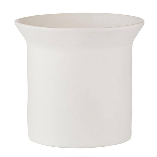 Small White Ceramic Pots - 2 Sizes