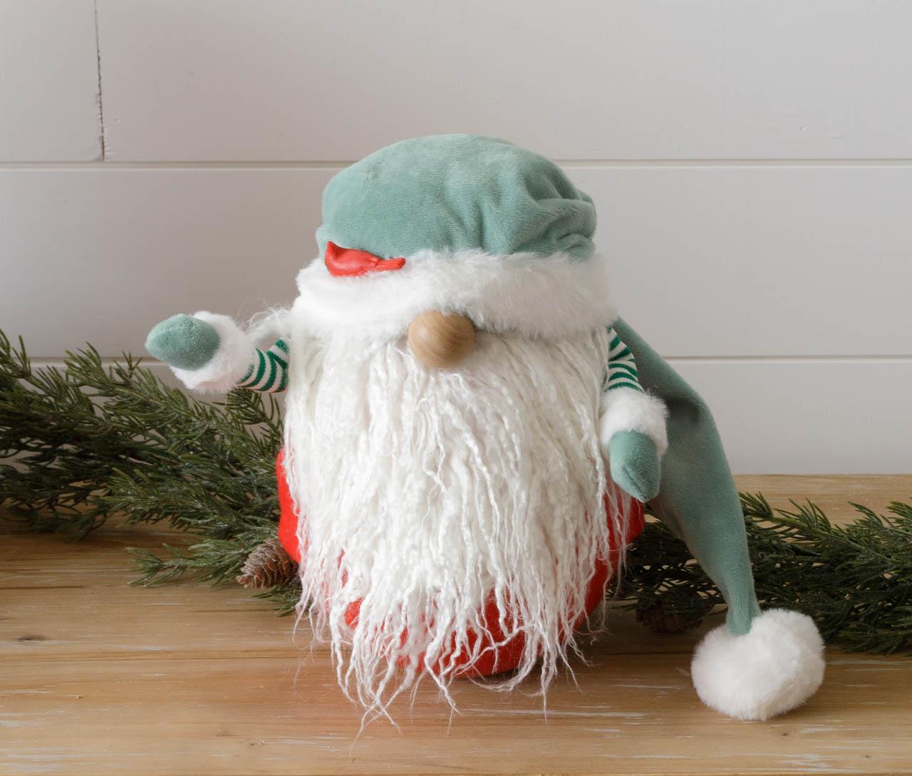 Bobbing Santa Gnome - 10"