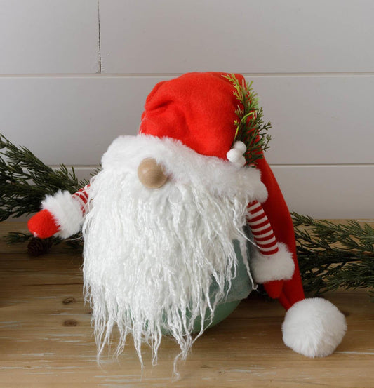Bobbing Santa Gnome - 10"