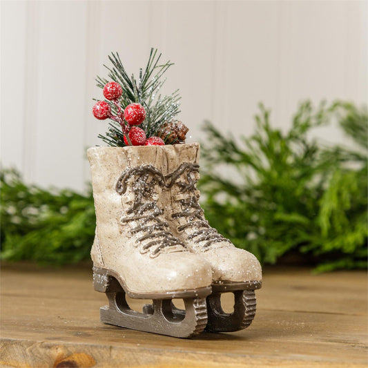 Small Ice Skates Shelf Sitter - 5"