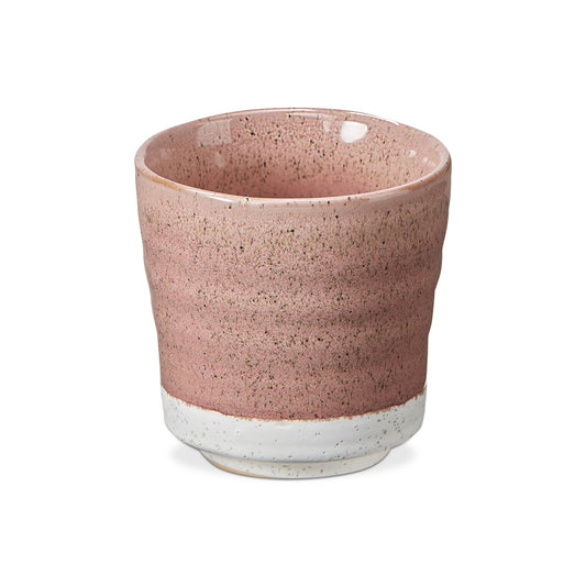 Small Blush Stoneware Planter - 3"