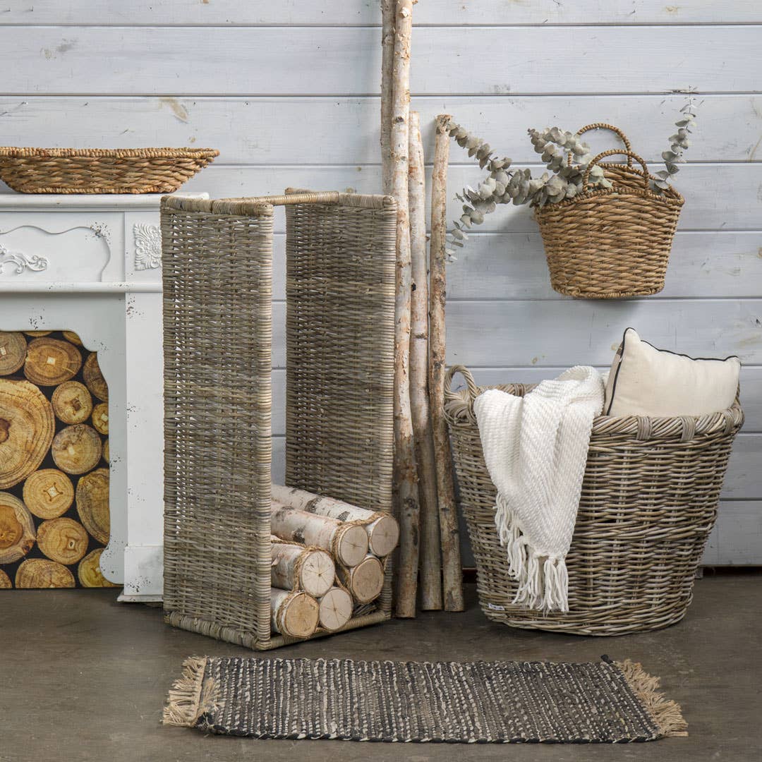 Rattan Jumbo Storage Basket - 28"