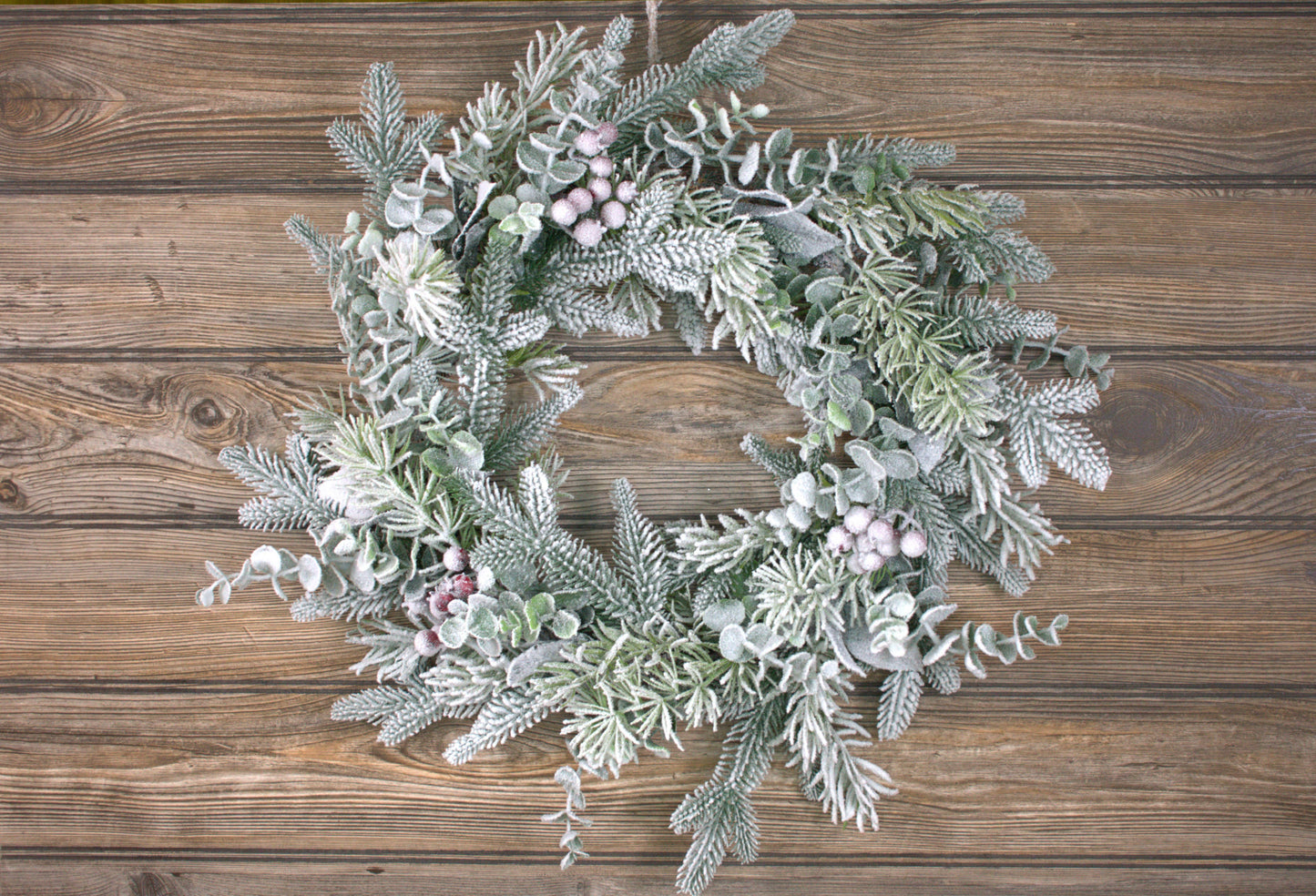 Frosty Berry Wreath - 20"