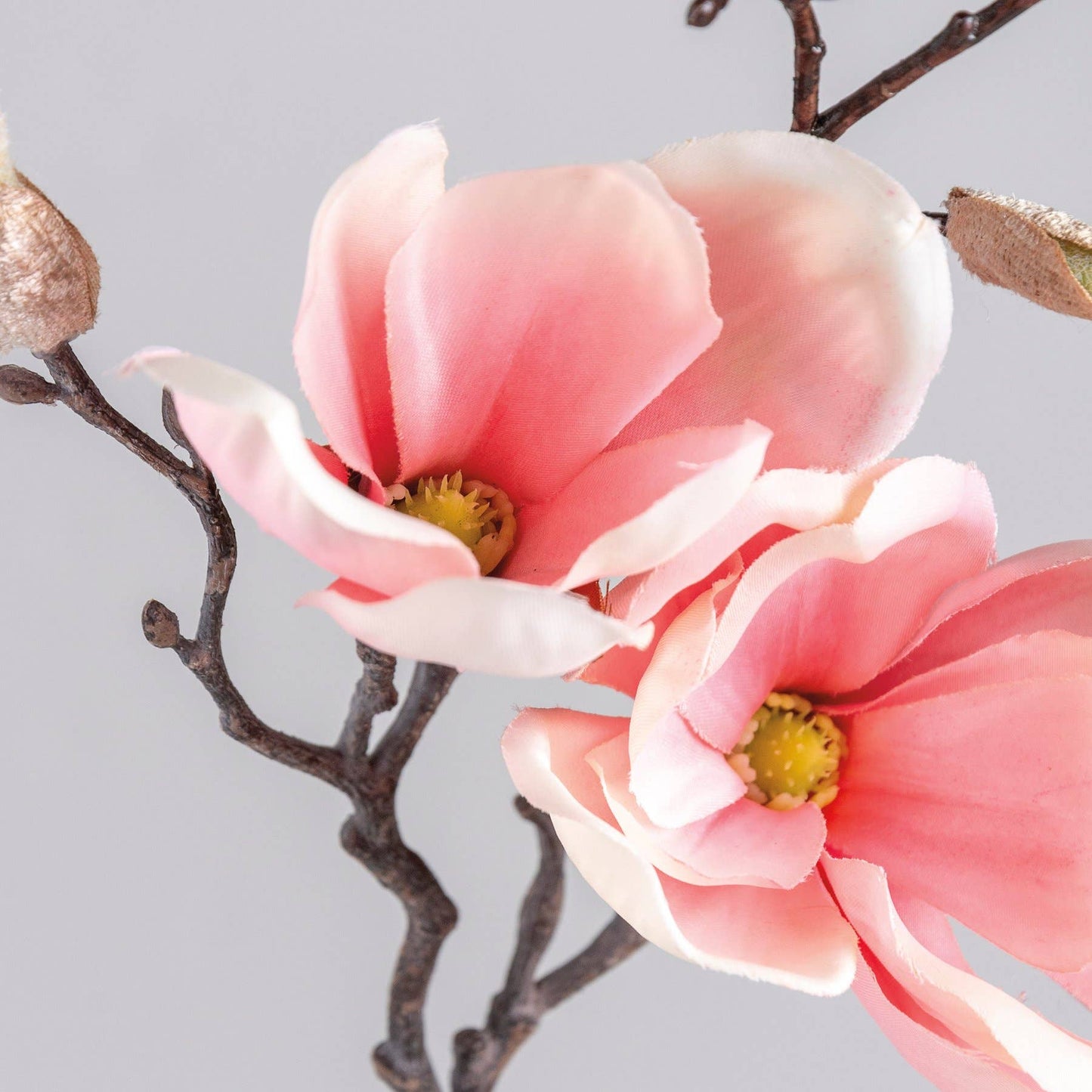 Small Pink Magnolia Floral Pick - 19"