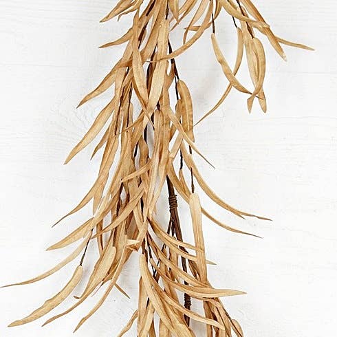 Foam Willow Leaves Garland - 4.5'