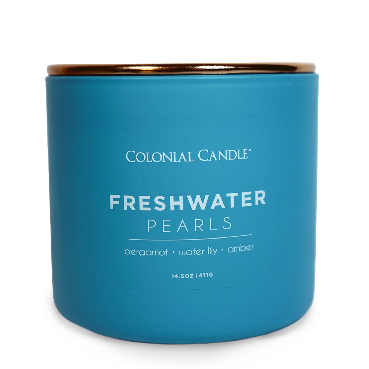 Freshwater Pearls Scented Jar Candle, Soy Blend Wax, 14.5oz