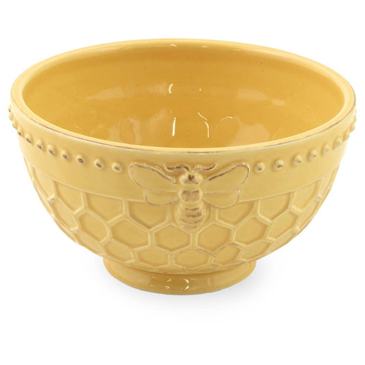 Honeycomb Stoneware Cereal Bowl