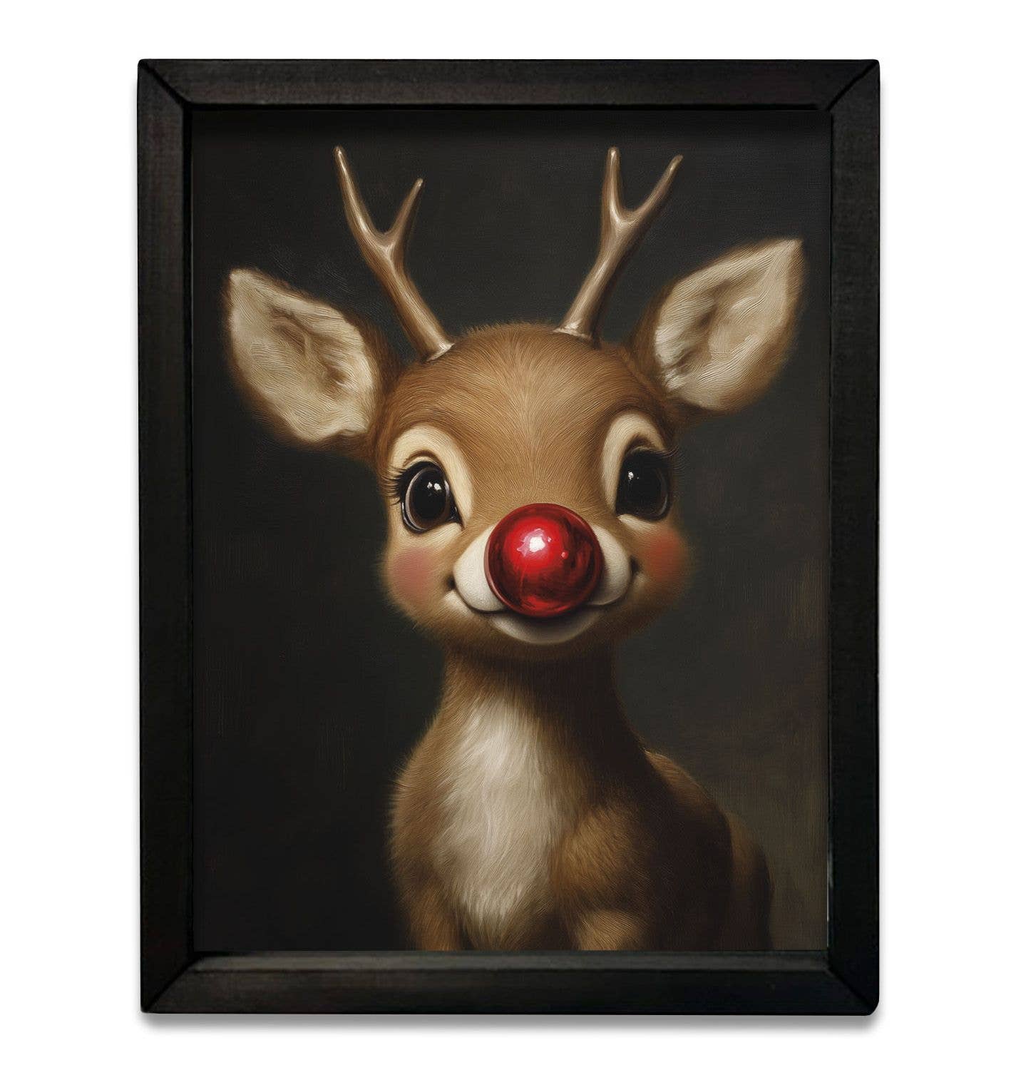 Young Rudolph in Box Frame