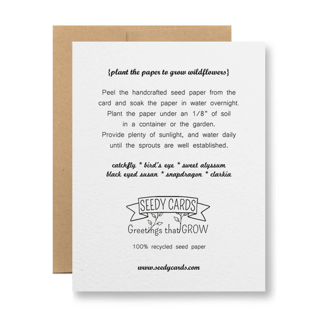 Wildflower Plantable Greeting Card