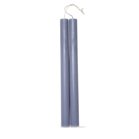 Blue Paraffin Candles Set/2 - 10"