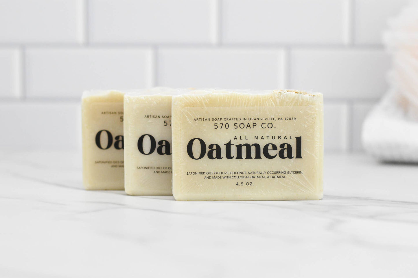 Oatmeal Bar Soap - All Natural