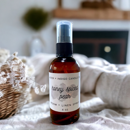 Honey Spiced Pear Room + Linen Spray - 4oz
