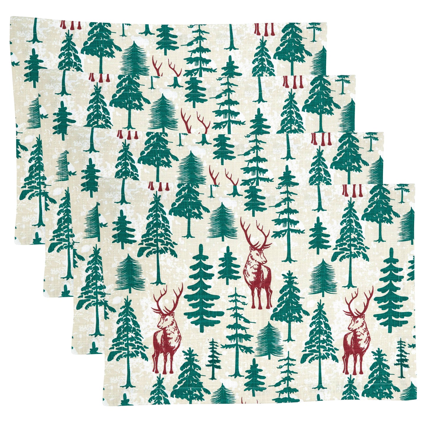 Deer and Trees Placemat - 14"x20"
