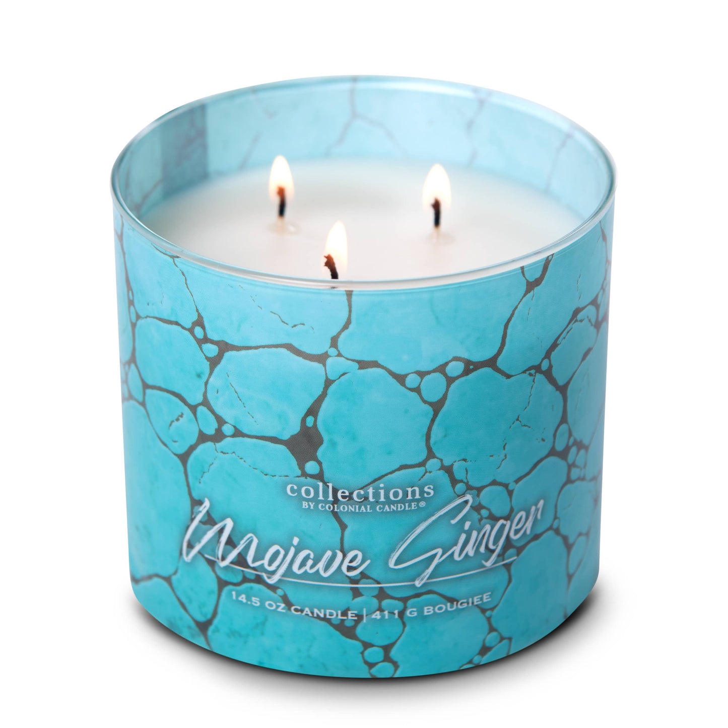 Desert Mojave Ginger Scented Jar Candle, Soy Blend Wax, 14.5oz