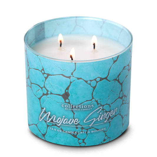 Desert Mojave Ginger Scented Jar Candle, Soy Blend Wax, 14.5oz