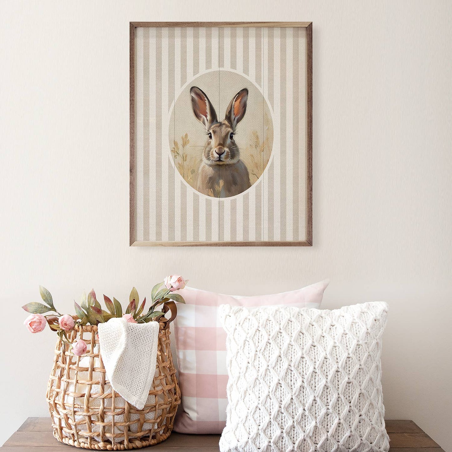 Pretty Stripes with Bunny