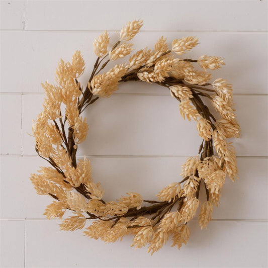 Cream Hops Wreath - 16"