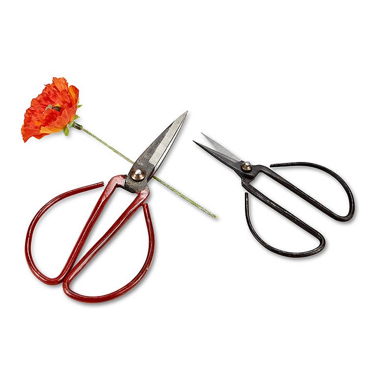 Medium Flower Stem Shears - 3 Asst Colors - 7"