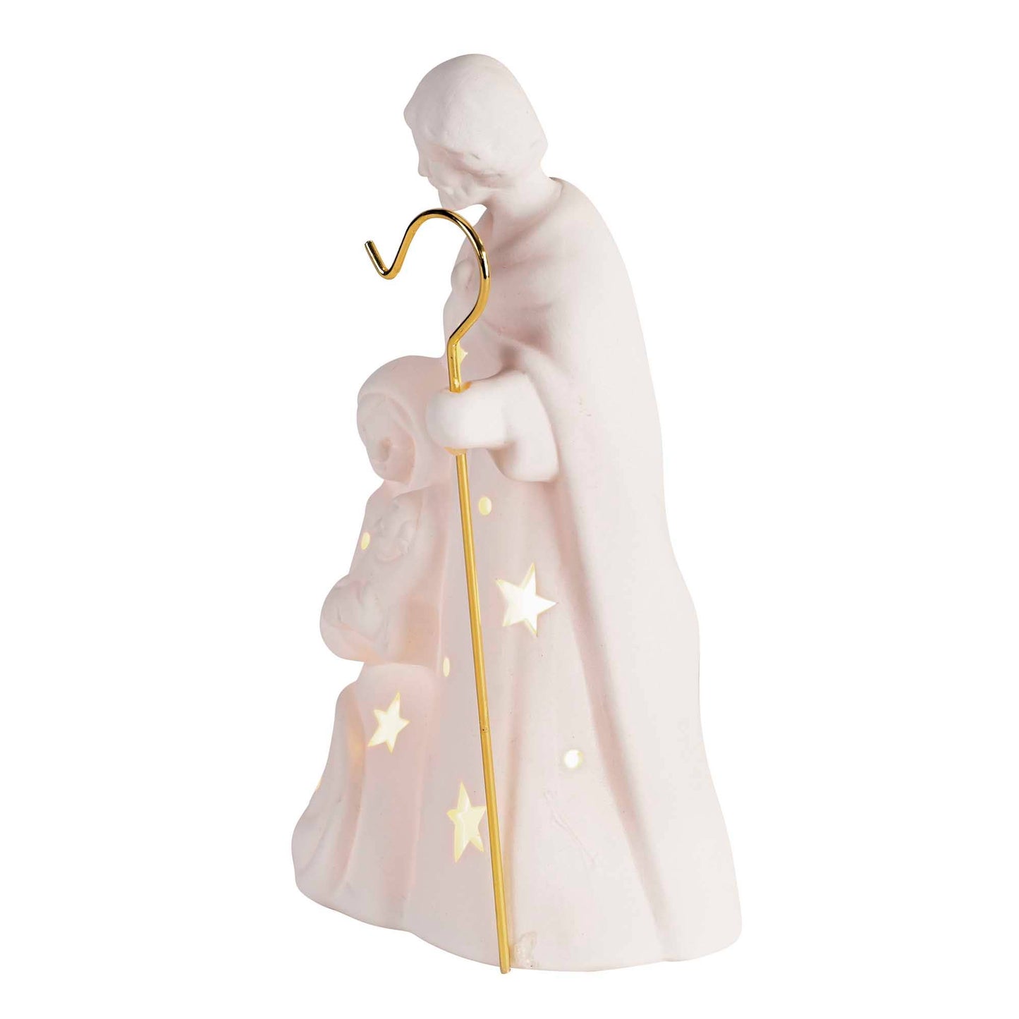 Nativity Light Up Holy Family - 8.5"