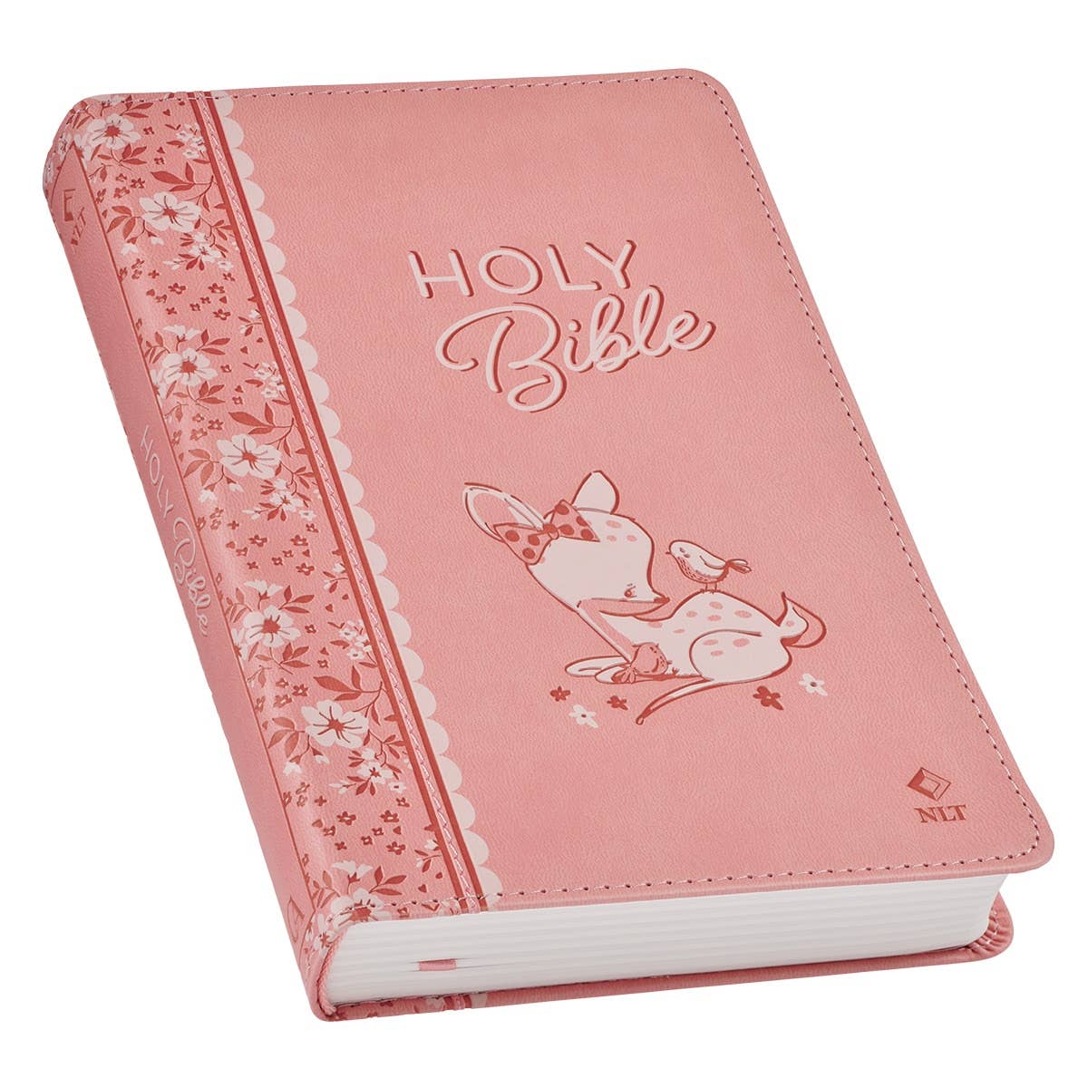 Baby Girl Bible in Faux Leather