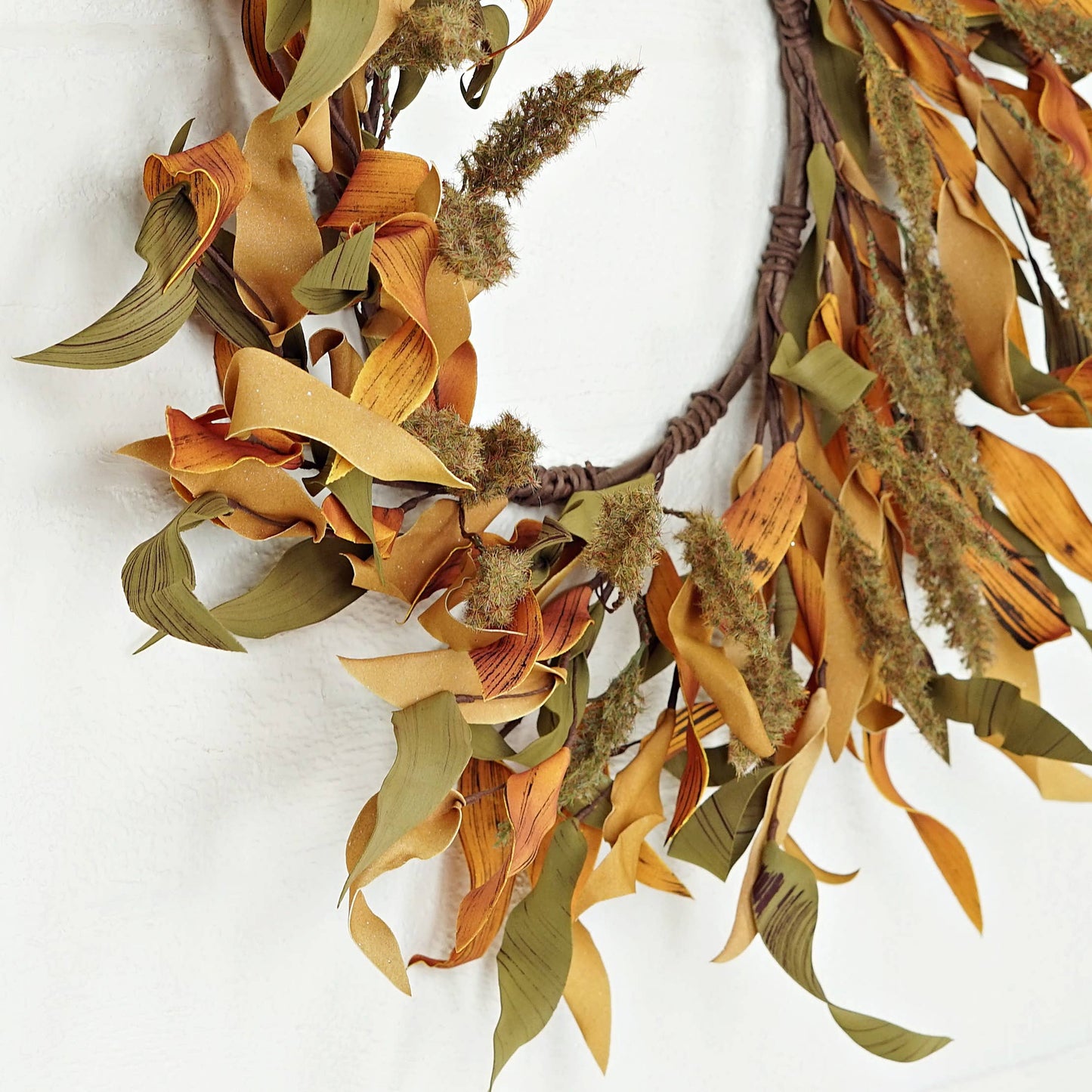 Fall Mix Herb Leaves and Heather - 22"