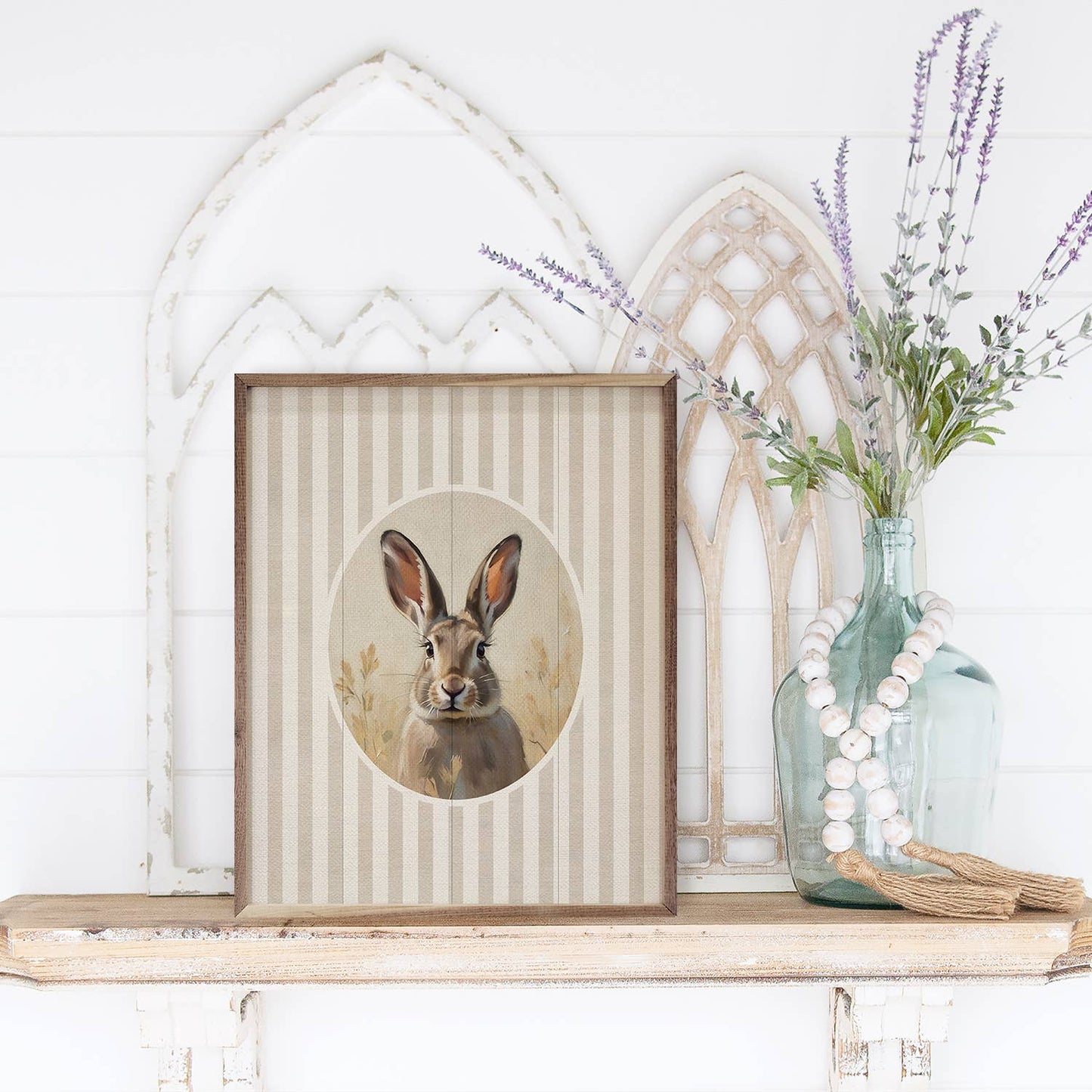 Pretty Stripes with Bunny