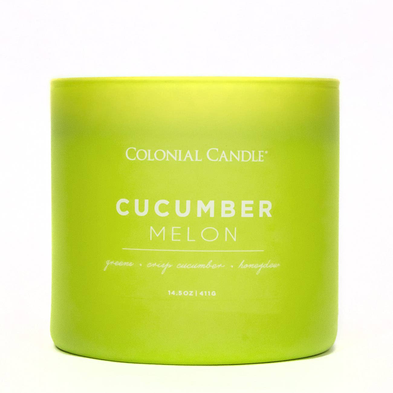 Cucumber Melon Scented Jar Candle, Soy Blend Wax, 14.5oz