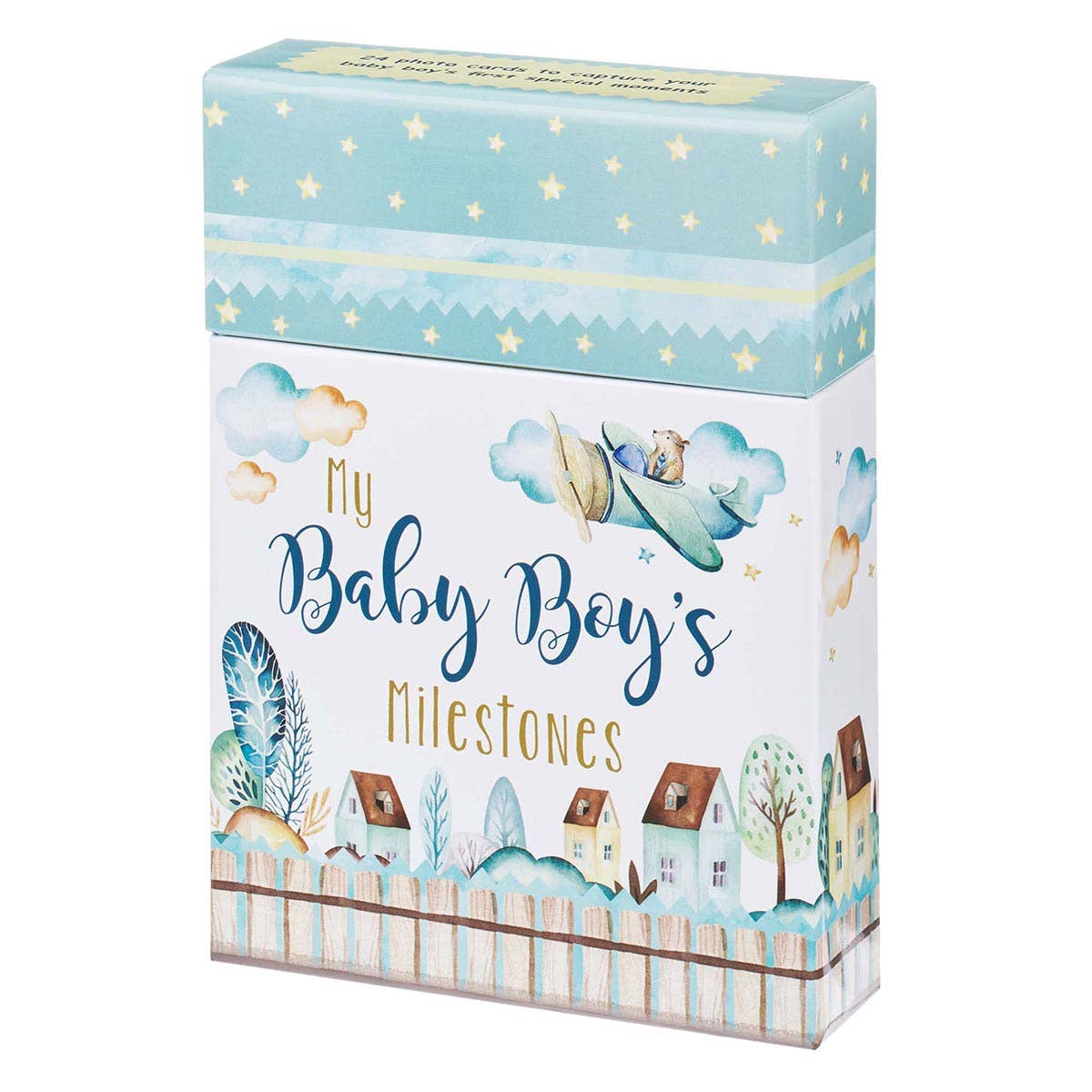 My Baby Boy's Milestones Cards