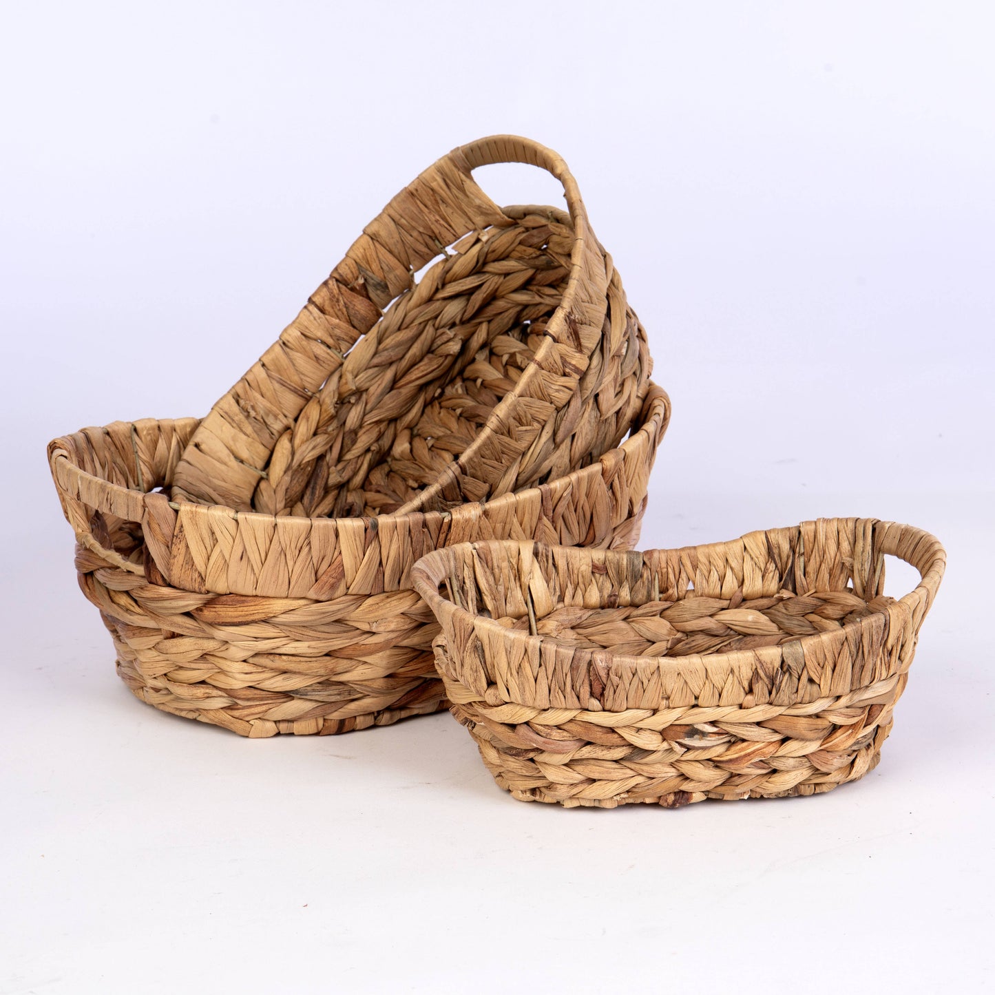 Oval Hyacinth Basket - 11.5"